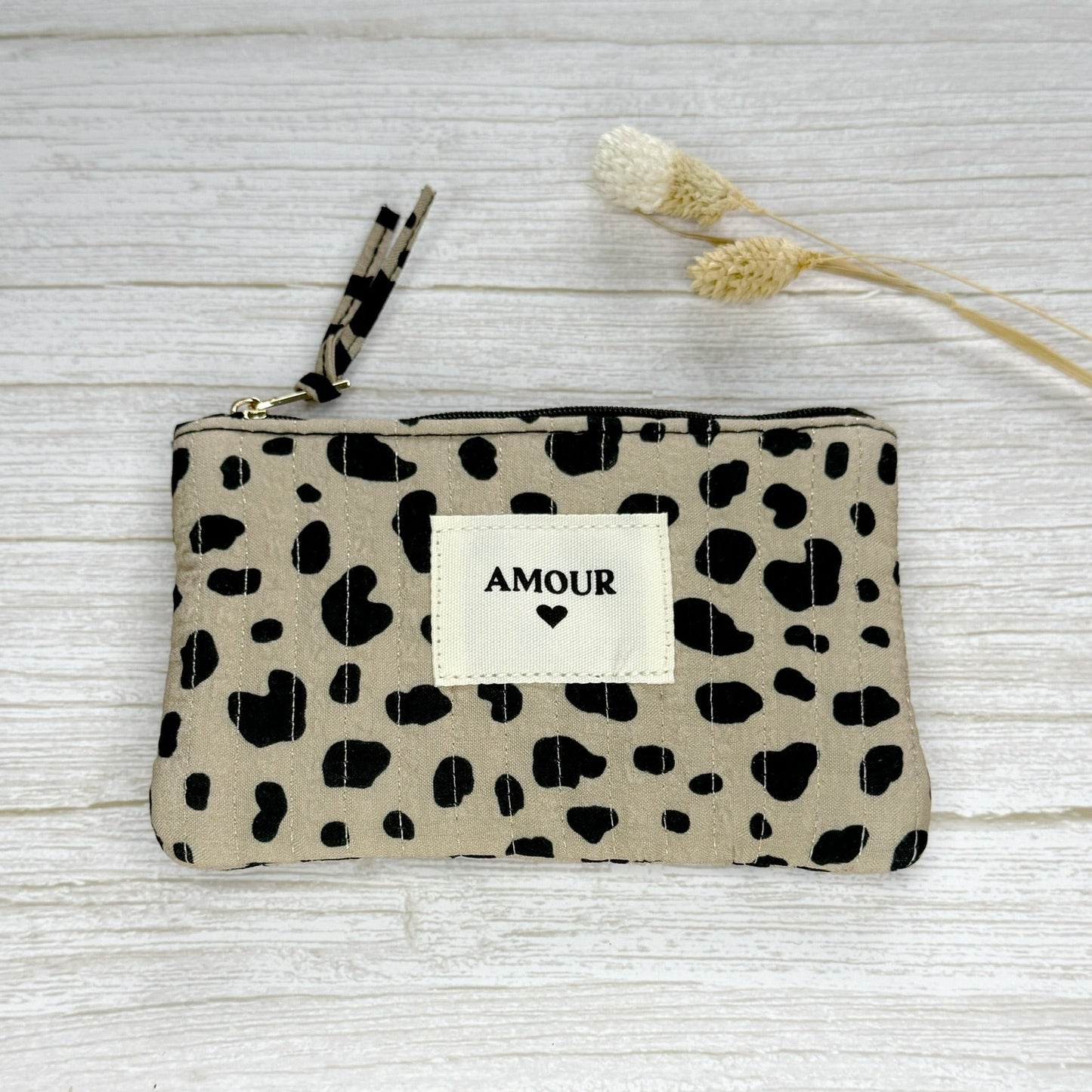 Pochette amour beige