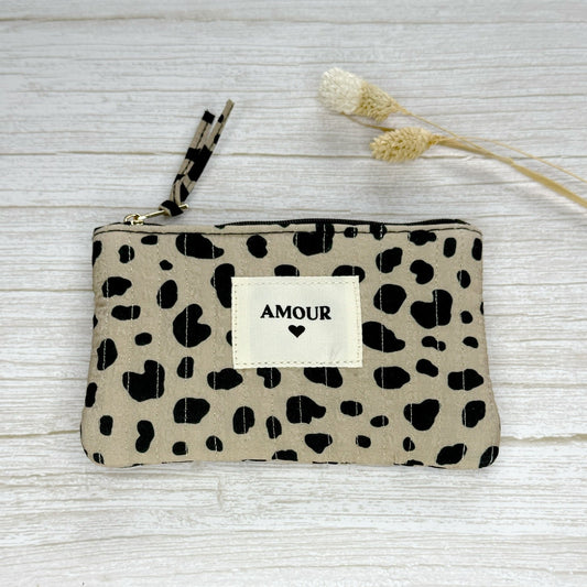 Pochette amour beige